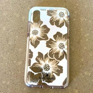 kate spade Gold Floral iPhone Case